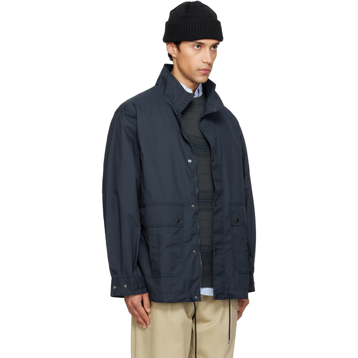 nanamica Navy Packable Field Jacket