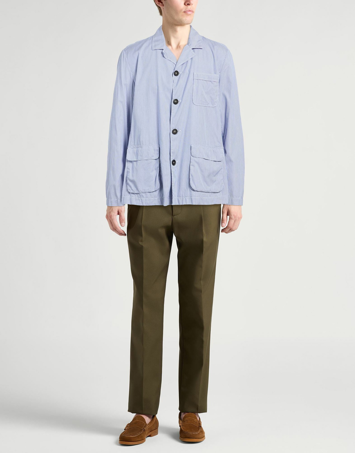 Massimo Alba Mens Shirt in Blue