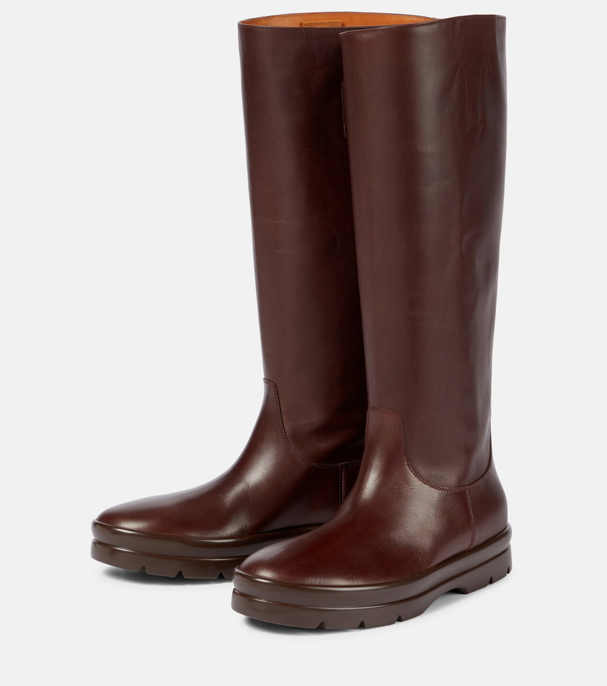 The Row - Billie leather knee-high boots The Row