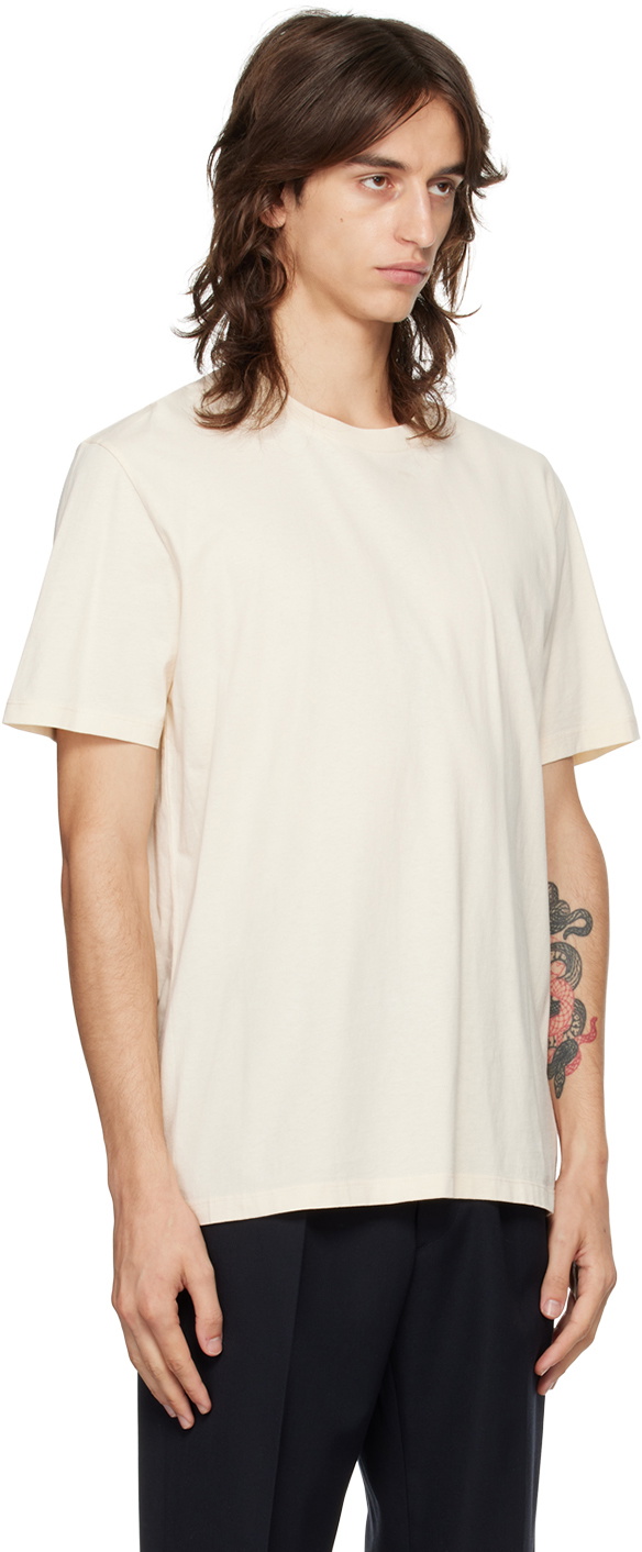 MARGIELA ポケットTシャツ モックネック Maison Margiela Men's Graffiti Logo Mock Neck T-Shirt in Dirty