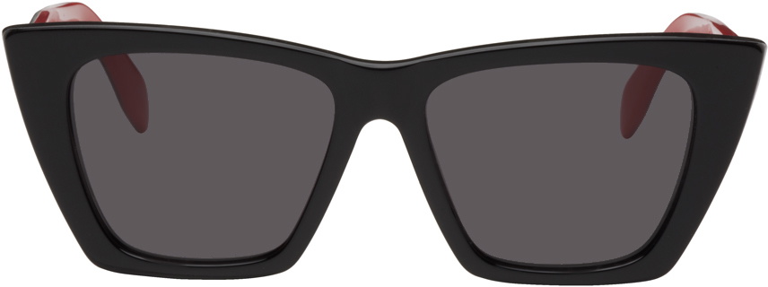 Alexander McQueen Black Selvedge Sunglasses