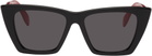 Alexander McQueen Black Selvedge Sunglasses