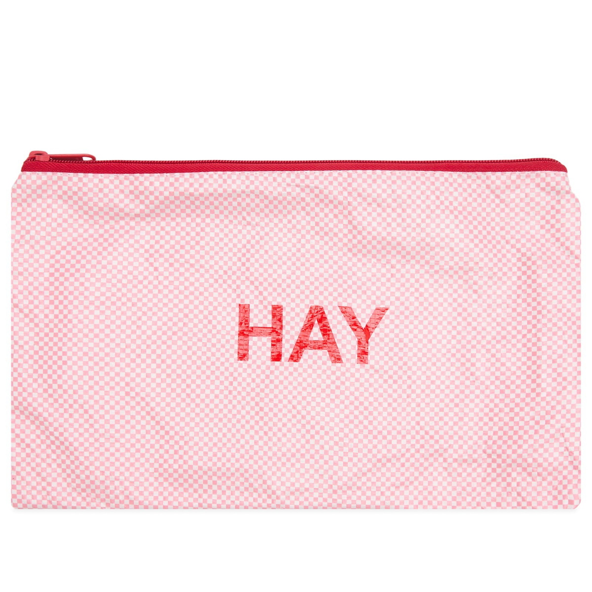 HAY Candy Mono Wash Bag - Flat Set of 3 in Light Pink 