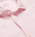 Incotex - Slim-Fit Linen Shirt - Men - Pink