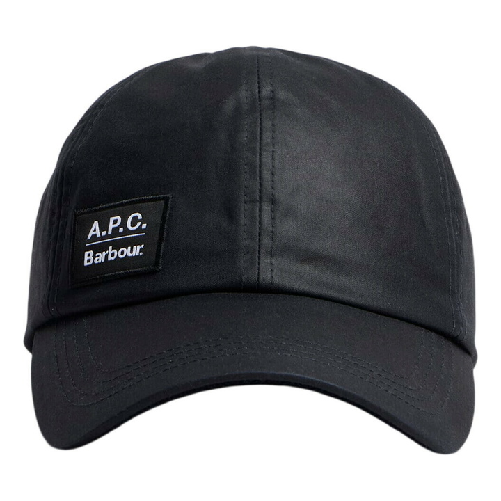 Photo: Barbour Men's x A.P.C. Wax Cap in Dark Navy