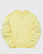 John Elliott Vintage Fleece Crew Yellow - Mens - Sweatshirts