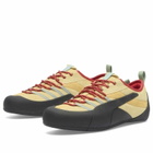 Puma Men's Klim Sneaker in Light Straw/Puma Black