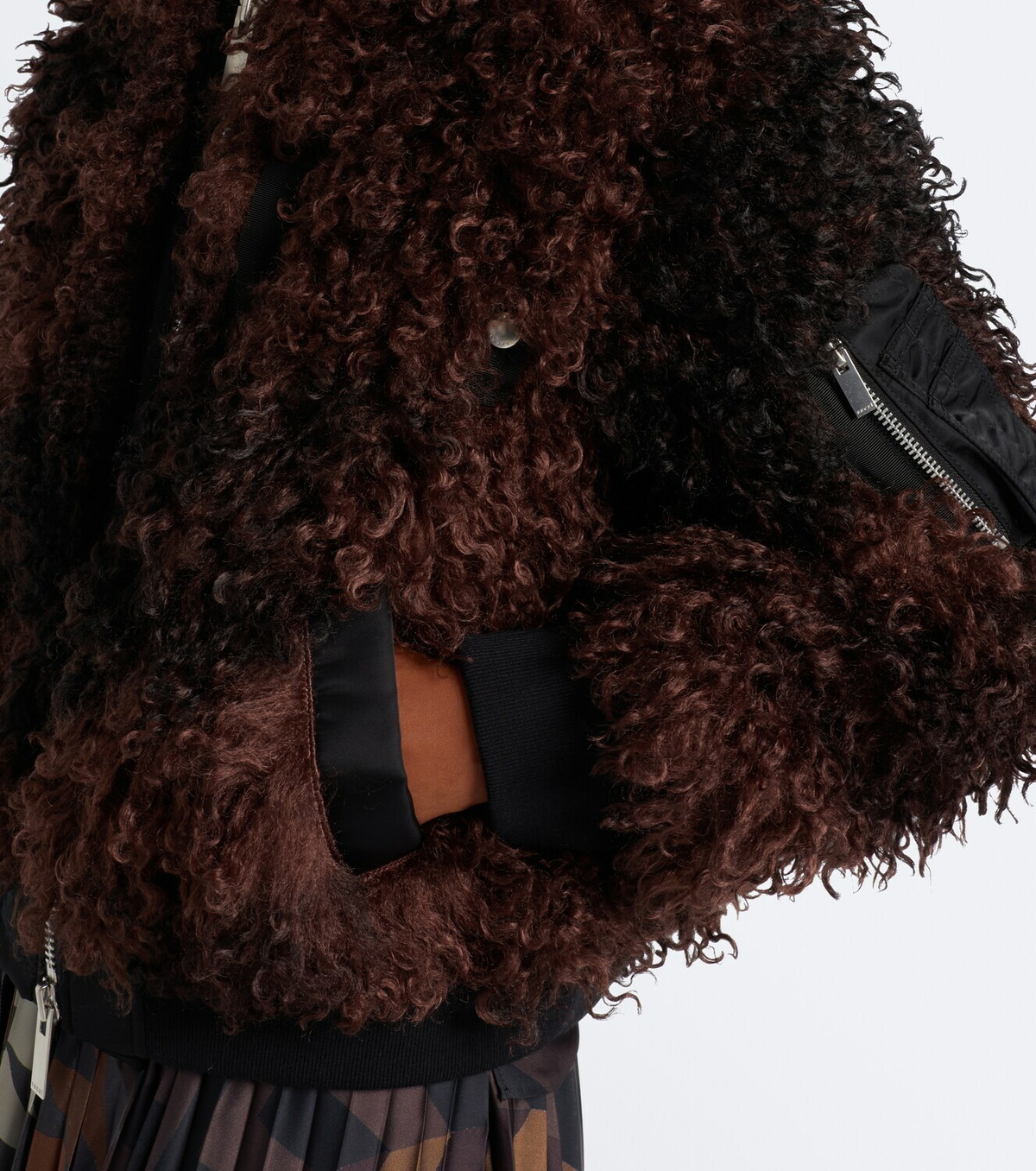 Sacai Oversized bomber jacket