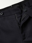 Incotex - Slim-Fit Wool-Blend Twill Trousers - Blue