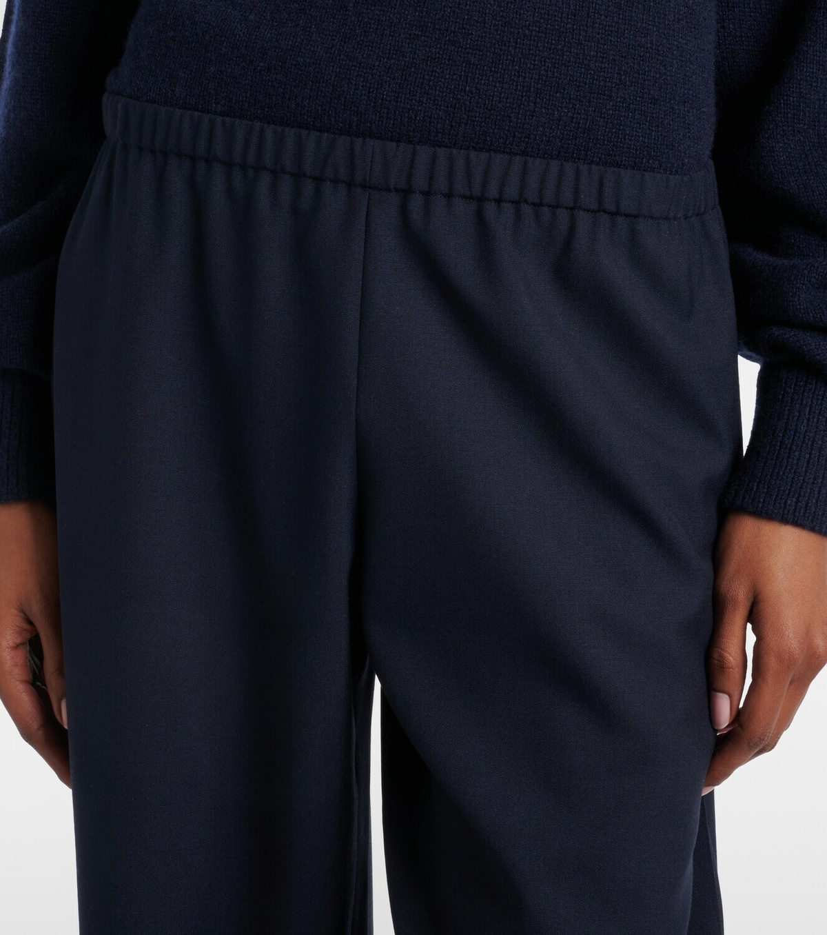 Khaite Roma virgin wool wide-leg pants