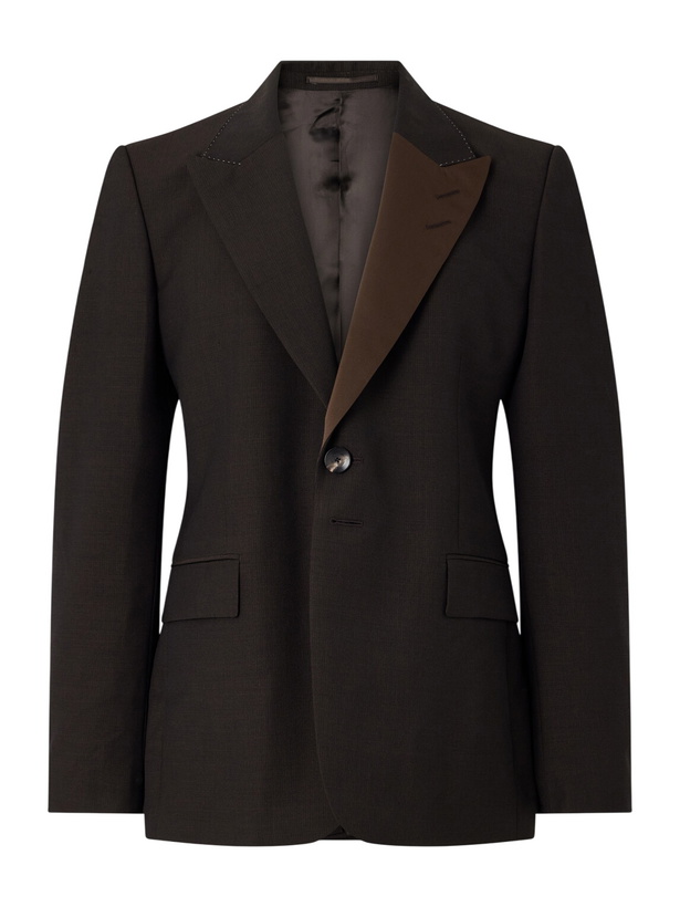Photo: Wales Bonner - Alto Virgin Wool Blazer - Brown
