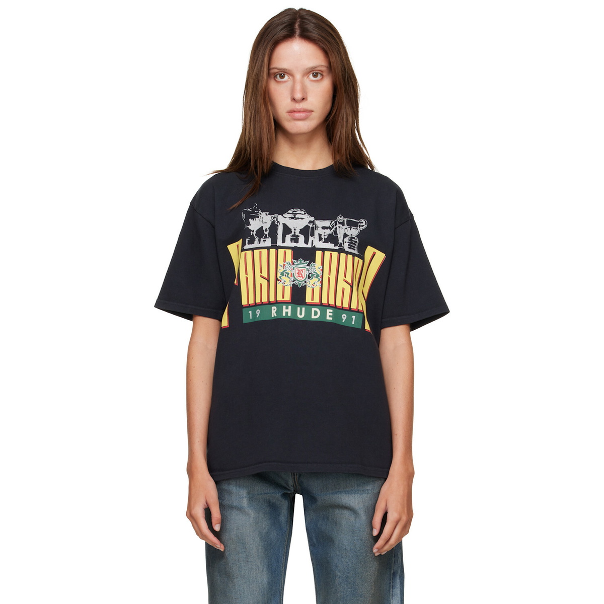 Rhude Black 'Rhude Trofeo' T-shirt
