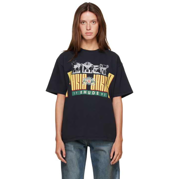 Photo: Rhude Black 'Rhude Trofeo' T-shirt
