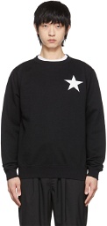 SOPHNET. Black Cotton Sweatshirt