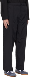 Solid Homme Black Folding Trousers