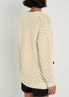 Frame The Bauble Knitted Cardigan Cream