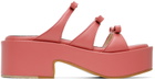 Marge Sherwood Pink Ribbon Sandals