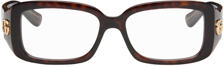 Photo: Gucci Tortoiseshell Square Glasses