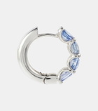 Bucherer Fine Jewellery 18kt white gold earrings with sapphires
