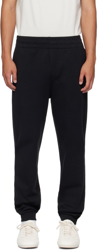 Photo: Moncler Black Plaque Sweatpants