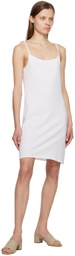 Sunspel White Slip Minidress