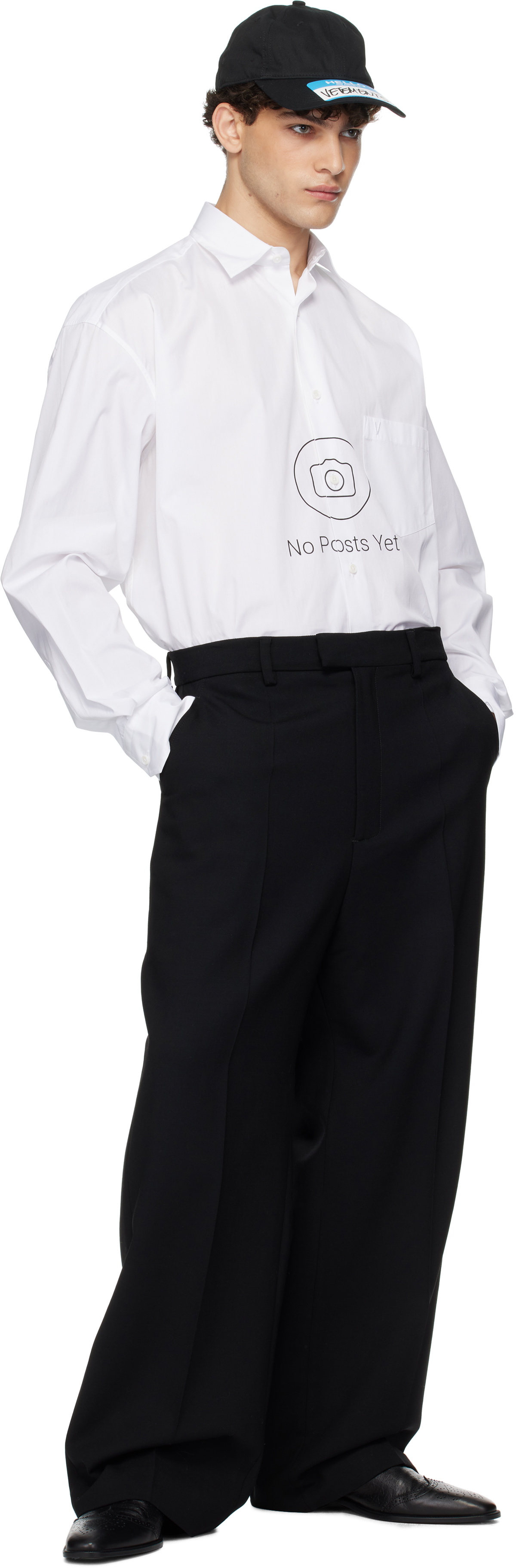 VETEMENTS Black Tailored Pants