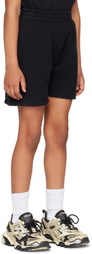 Balenciaga Kids Kids Black Jogging Shorts