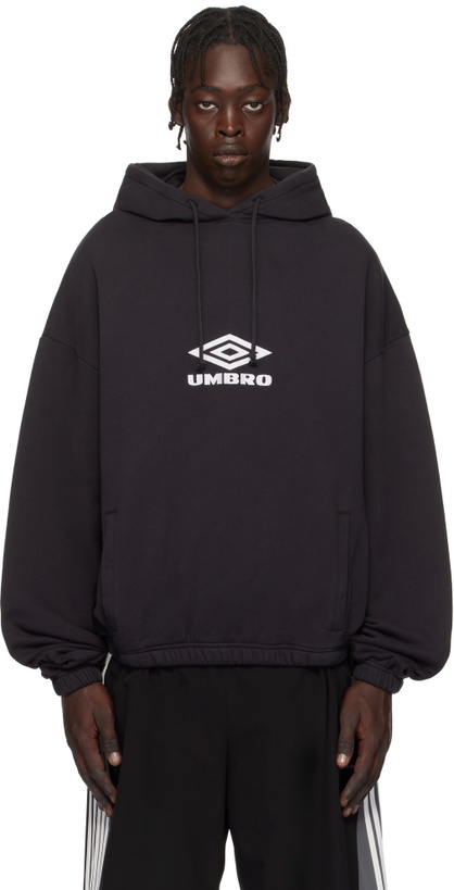 Photo: Umbro Black Masked Logo Hoodie