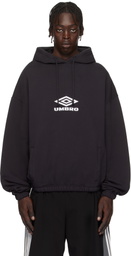Umbro Black Masked Logo Hoodie