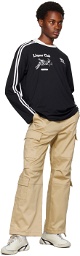 Kijun Black Crewneck Long Sleeve T-Shirt