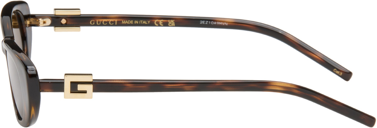 Gucci Brown Cat-Eye Sunglasses