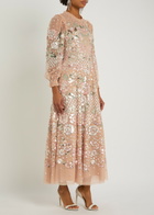 Needle & Thread Rosalie Sequin-embellished Tulle Gown Beige