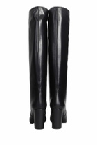 Via Roma 15 High Heels Boots In Black Leather