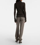 Calvin Klein Collection Ribbed-knit wool sweater