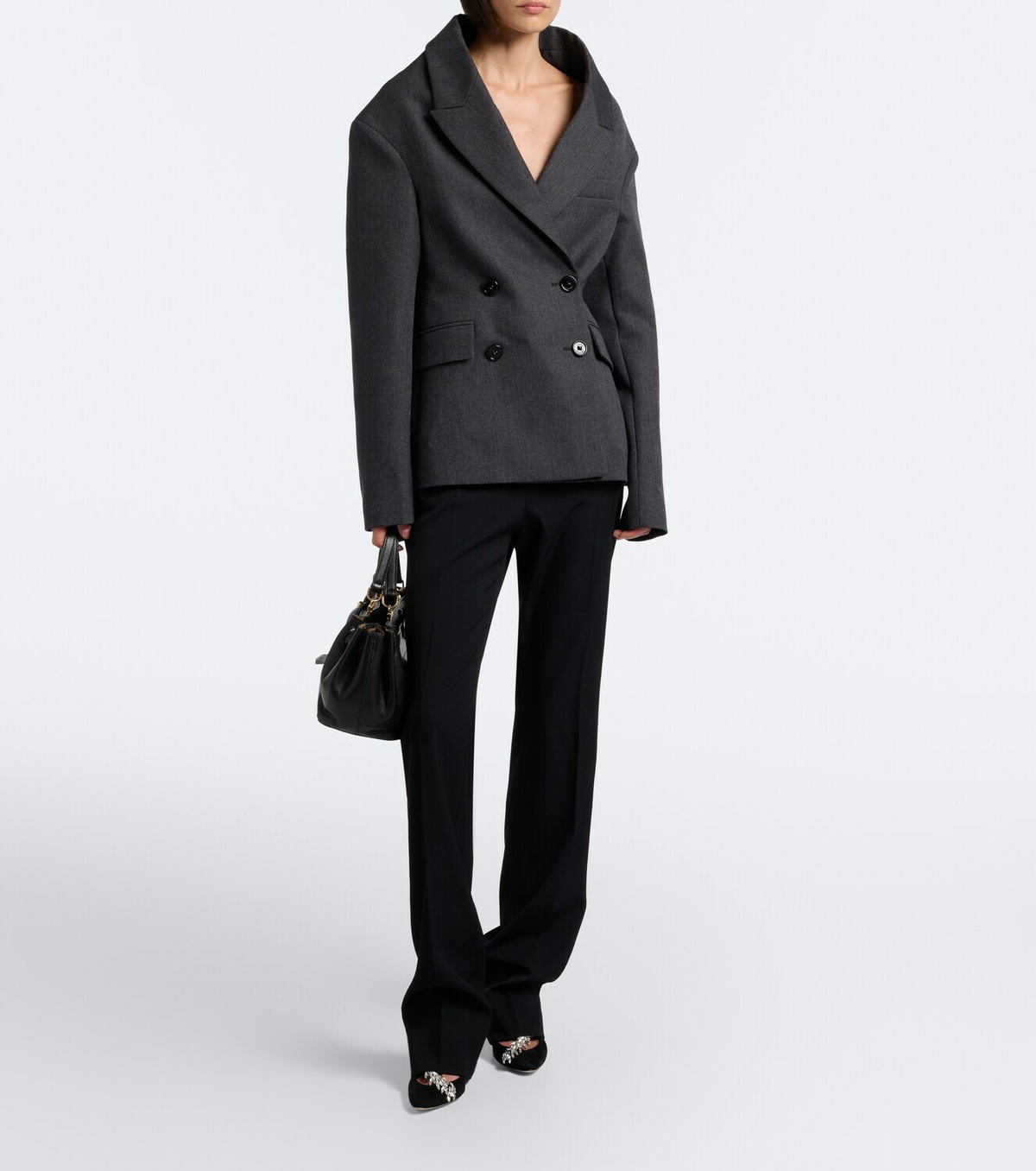 Balenciaga Wool straight pants