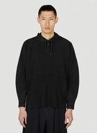 Homme Plissé Issey Miyake - Hooded Sweatshirt in Black