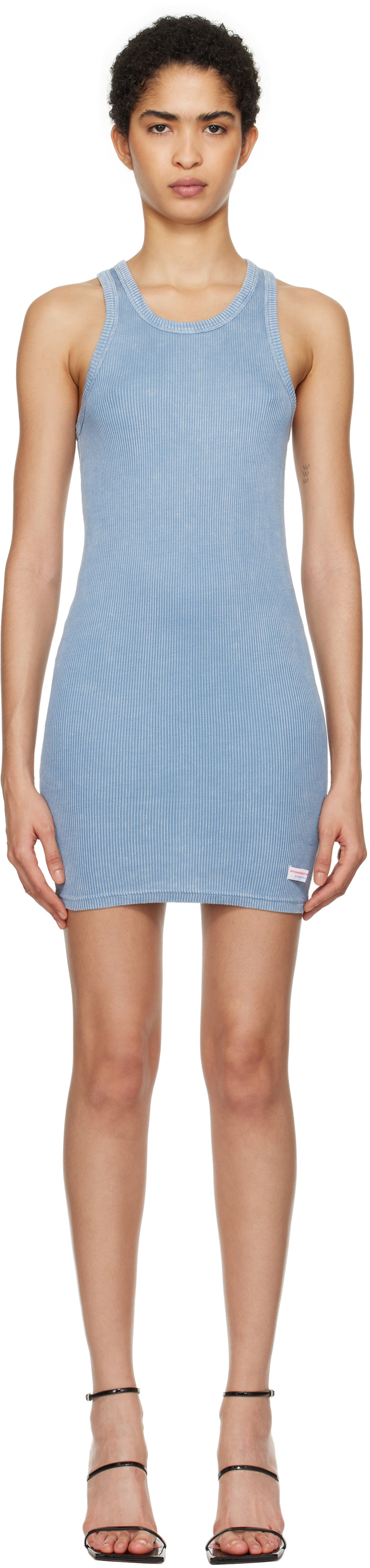 Alexander Wang Blue Racer Tank Minidress Alexander Wang