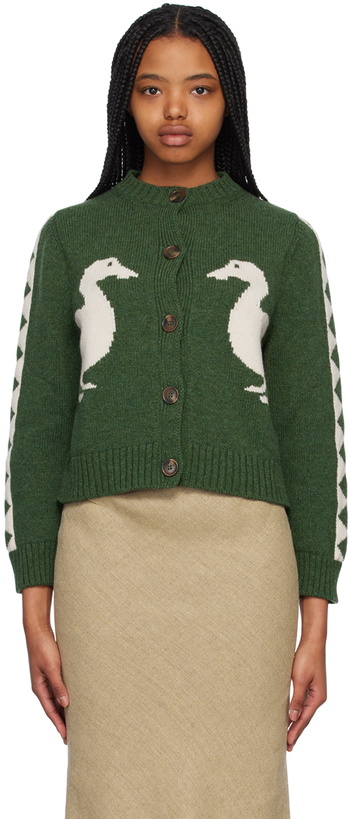 Photo: S.S.Daley Green Jasper Cardigan