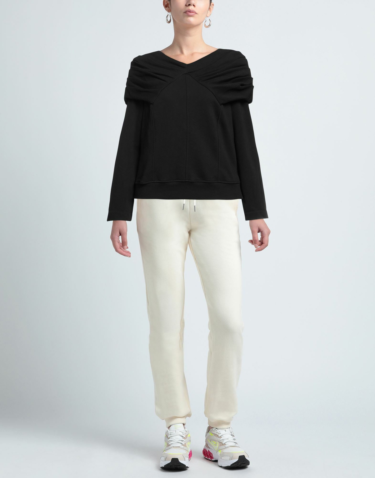 Jijil Womens Sweatshirt in Black