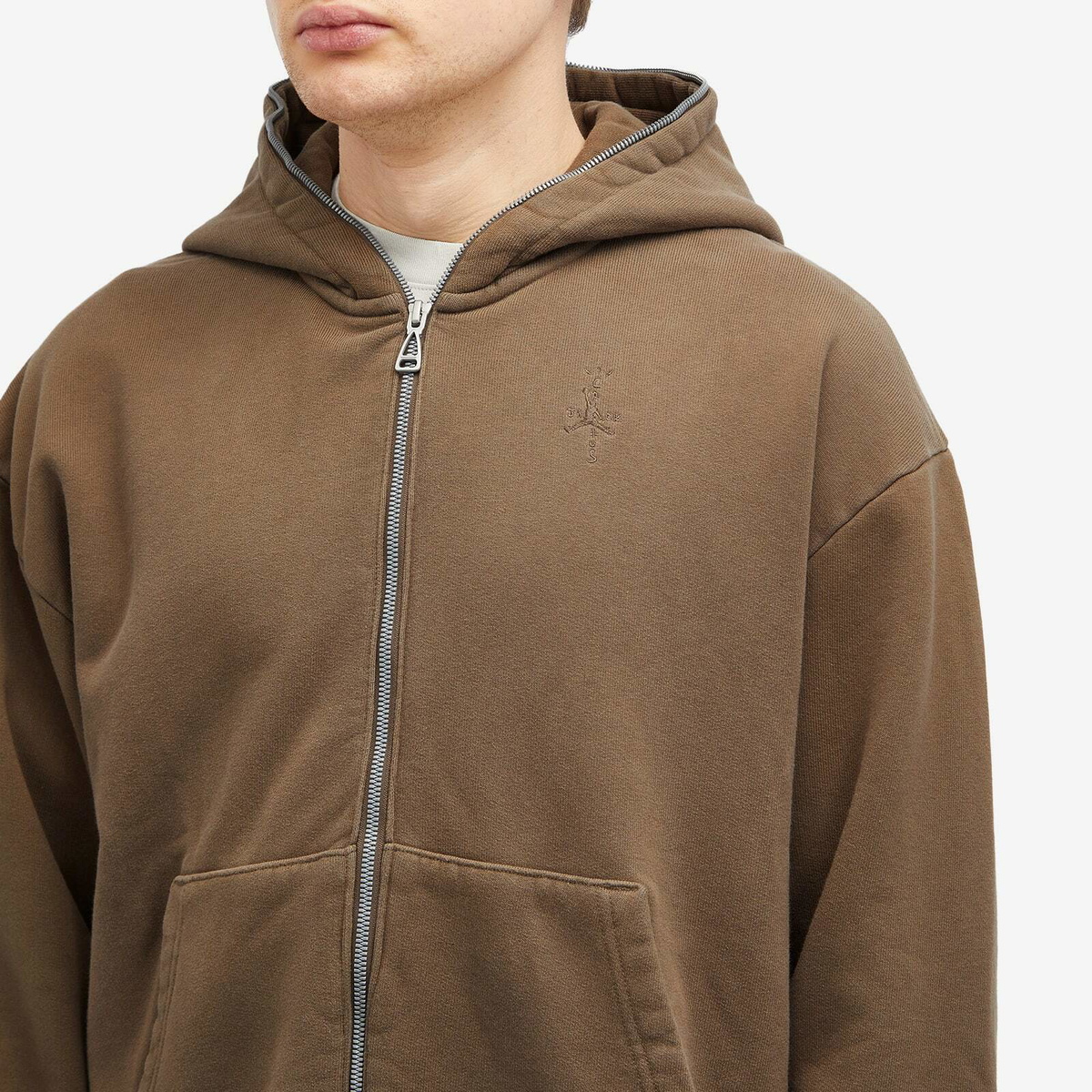 トップス Nike Jordan Travis Scott Full-Zip Hoodie Jordan x Travis Scott Full-Zip Hoodie Cargo Khaki Men's