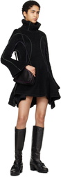 Kiko Kostadinov Black Knotted Riding Boots