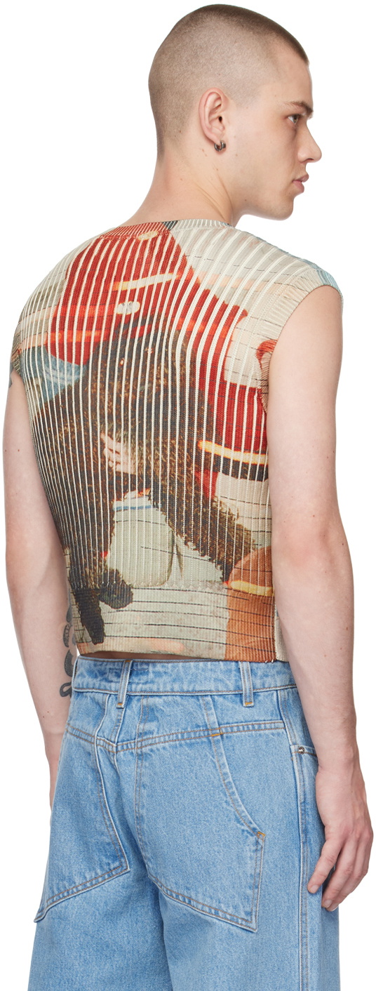 Eckhaus Latta Multicolor Ribboned Vest