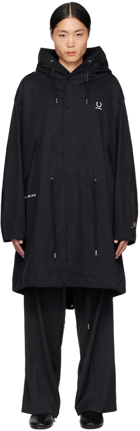 Photo: Raf Simons Black Fred Perry Edition Coat