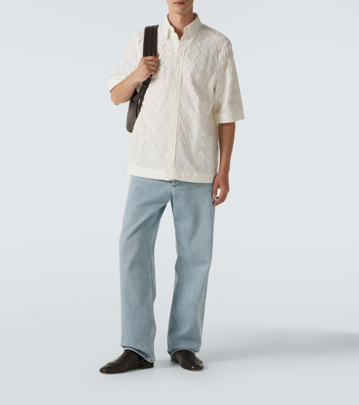 Bottega Veneta Faded wide-leg jeans