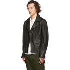 Belstaff Black Leather Fenway Jacket