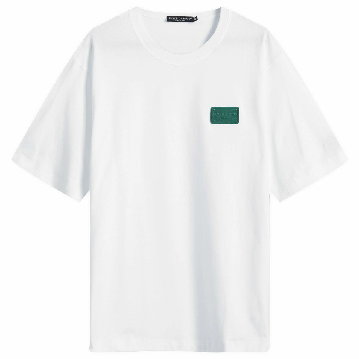 DOLCE&GABBANA 5DパッチTシャツ Dolce & Gabbana Cotton T-Shirt With Patch | Sendegaro JO