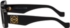 Loewe Black Rectangular Sunglasses
