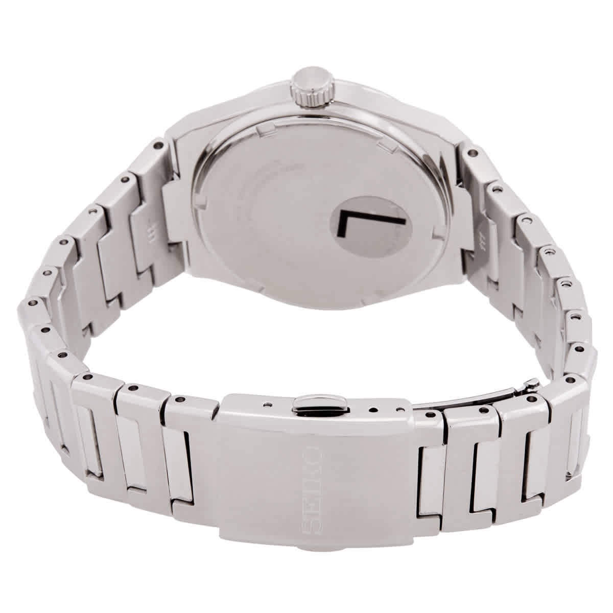 Seiko Quartz Blue Mother of Pearl Dial Ladies Watch SUR603P1