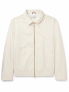 Brunello Cucinelli - Cotton-Blend Twill Harrington Jacket - Neutrals