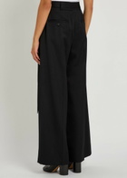 Simone Rocha Belted Wide-leg Trousers Black